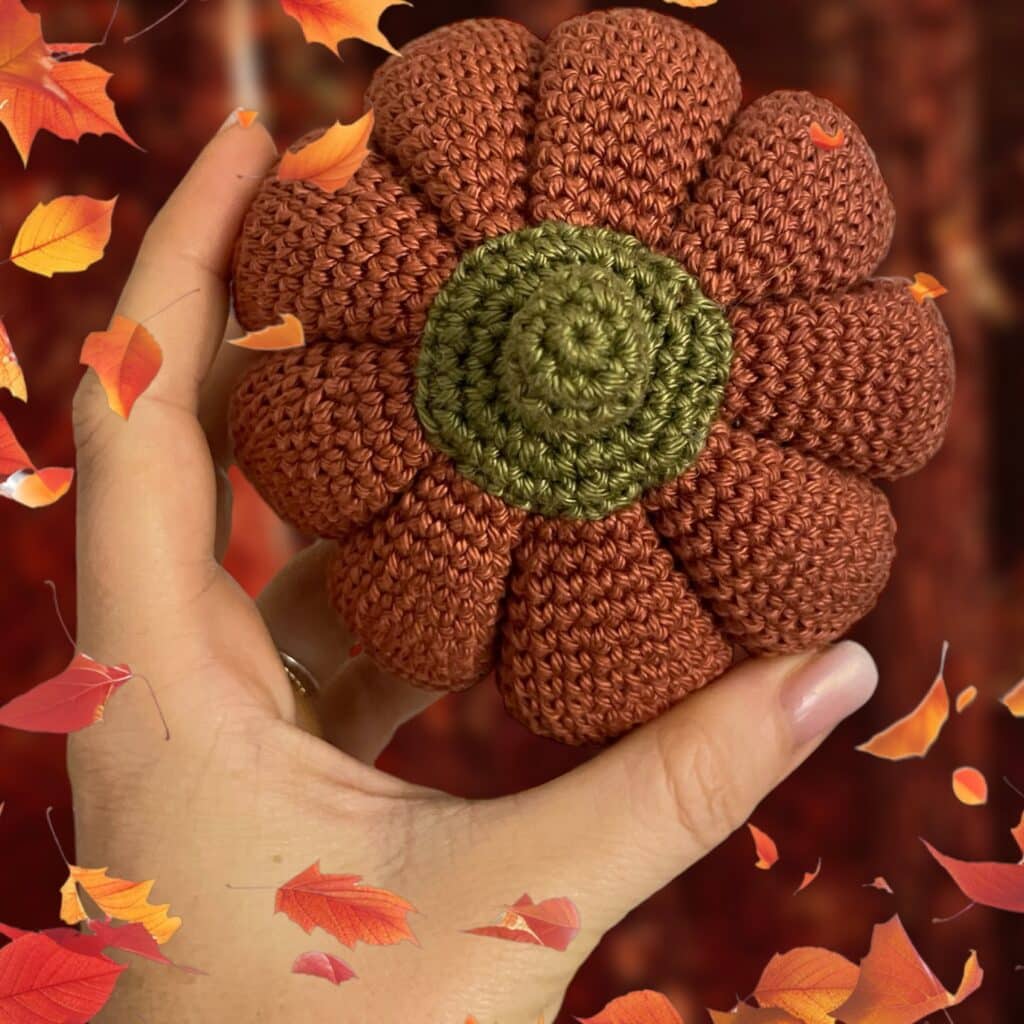 citrouille, éveil, tuto gratuit, free pattern, box crochet, crochet, annab, halloween, mercerie
